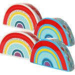 Tianyi - lot de 4 serviettes magiques en coton pour enfants - ide cadeau d'anniversaire d'enfant (lot ...