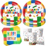 Tianyi - lot de 50 pièces de vaisselle pour fête d'anniversaire d'enfant - vaisselle de fête d'anniversaire ... Tianyi - lot de 50 pièces de vaisselle pour fête d'anniversaire d'enfant - vaisselle de fête d'anniversaire ...