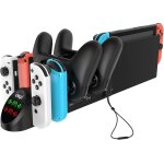 Tianyi - 6 en 1 led chargeur dock compatible avec joy cons et contrleur pour switch & oled model, station ...