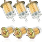 Tianyi - 6 pcs filtres a essence 6 mm, filtre gasoil universel filtre a carburant pour tondeuse a gazon ...