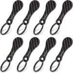 Tianyi - lot de 8 carbone jetons de chariot de courses en mtal - jeton de chariot amovible comme porte ...