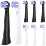 Tianyi - 8 pièces brossette de rechange compatibles avec oral b io 10 9 8 7 6 5 4 3 series, blanc + noir ... Tianyi - 8 pièces brossette de rechange compatibles avec oral b io 10 9 8 7 6 5 4 3 series, blanc + noir ...