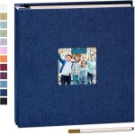 Tianyi - album photo adhésif 40 pages couverture en lin scrapbook 33 x 32 cm album diy surdimensionné ... Tianyi - album photo adhésif 40 pages couverture en lin scrapbook 33 x 32 cm album diy surdimensionné ...
