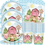 Tianyi - assiette serviettes de ferme - anniversaire décorations animaux de la ferme vaisselle de fête ... Tianyi - assiette serviettes de ferme - anniversaire décorations animaux de la ferme vaisselle de fête ...