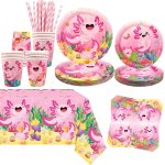 Tianyi - axolotl - décoration de fête d'anniversaire - accessoires de vaisselle pour fête d'anniversaire ... Tianyi - axolotl - décoration de fête d'anniversaire - accessoires de vaisselle pour fête d'anniversaire ...