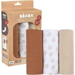 Tianyi - beaba, lot de 3 langes bébé, mousseline de coton biologique, multi - usages : bavoir, couverture ... Tianyi - beaba, lot de 3 langes bébé, mousseline de coton biologique, multi - usages : bavoir, couverture ...