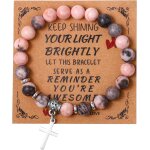 Tianyi - bracelet pierre naturelle femme cadeau chrtien pour maitresse maman s?ur amie - cadeaux d'anniversai ...