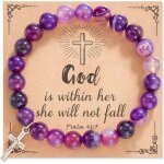 Tianyi - bracelet pierre naturelle femme cadeau chrtien pour maitresse maman s?ur amie - cadeaux d'anniversai ...