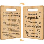 Tianyi - cadeaux d'anniversaire pour femmes et hommes, planche a dcouper double face happy birthday, ...