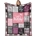 Tianyi - cadeau d'anniversaire pour femme, jeté de lit de 152, 4 x 127 cm, idée cadeau d'anniversaire ... Tianyi - cadeau d'anniversaire pour femme, jeté de lit de 152, 4 x 127 cm, idée cadeau d'anniversaire ...
