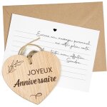 Tianyi - cadeaux d'anniversaire pour personnes spciales. carte d'anniversaire en bois cadeaux originaux ...