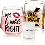 Tianyi - cadeaux de mariage, de fianailles, cadeaux amusants pour couple mr right et mrs. always right, ...