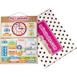 Tianyi - calendrier horloge semainier magntique pour enfant, jeu educatif date, temps et heure pour ...
