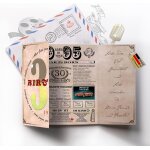 Tianyi - carte d'anniversaire a rabat, belle feuillure de fenêtre, 20 x 20 cm, avec enveloppe assortie, ... Tianyi - carte d'anniversaire a rabat, belle feuillure de fenêtre, 20 x 20 cm, avec enveloppe assortie, ...
