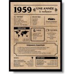 Tianyi - carte de voeux d'anniversaire 1959 cadeau d'anniversaire année de naissance 1959 affiche d'anniversai ... Tianyi - carte de voeux d'anniversaire 1959 cadeau d'anniversaire année de naissance 1959 affiche d'anniversai ...