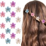 Tianyi - cobee petites pinces a cheveux fleur, mini diamant perle fleur petite accessoires de cheveux ...