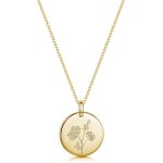 Tianyi - collier fleur de naissance personnalisé en or ou argent - bijou elégant et significatif pour ... Tianyi - collier fleur de naissance personnalisé en or ou argent - bijou elégant et significatif pour ...