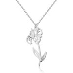 Tianyi - collier fleur de naissance personnalisé en or ou argent - bijou elégant et significatif pour ... Tianyi - collier fleur de naissance personnalisé en or ou argent - bijou elégant et significatif pour ...