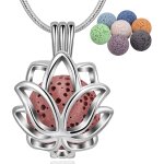 Tianyi - colliers longs pour femme, diffuseur d'aromathrapie pour huiles essentielles pendentif attrape ...