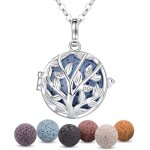 Tianyi - colliers longs pour femme, diffuseur d'aromathrapie pour huiles essentielles pendentif attrape ...
