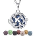 Tianyi - colliers longs pour femme, diffuseur d'aromathrapie pour huiles essentielles pendentif attrape ...