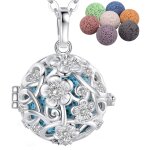 Tianyi - colliers longs pour femme, diffuseur d'aromathrapie pour huiles essentielles pendentif attrape ...