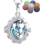 Tianyi - colliers longs pour femme, diffuseur d'aromathérapie pour huiles essentielles pendentif attrape ... Tianyi - colliers longs pour femme, diffuseur d'aromathérapie pour huiles essentielles pendentif attrape ...