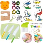 Tianyi - couteaux en bois pour enfants pour la cuisine, couteaux sécurisés pour enfants, outils de cuisine ... Tianyi - couteaux en bois pour enfants pour la cuisine, couteaux sécurisés pour enfants, outils de cuisine ...