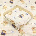 Tianyi - couverture bébé beige 6 couches, 110 * 105cm lange bebe coton, couverture bebe naissance cadeaux ... Tianyi - couverture bébé beige 6 couches, 110 * 105cm lange bebe coton, couverture bebe naissance cadeaux ...