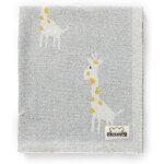 Tianyi - couverture bébé nouveau - né tricot coton doux girafe, 80x100cm (gris) Tianyi - couverture bébé nouveau - né tricot coton doux girafe, 80x100cm (gris)