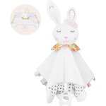 Tianyi - couverture bb, couverture de scurit et doudou carr pour accompagner bb dans son sommeil, ...