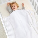Tianyi - couverture bb tricot enfant douce et douillette, plaid bebe - 80x100 cm, couvertures polaire ...