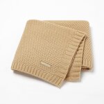 Tianyi - couverture bb tricot enfant douce et douillette, plaid bebe - 80x100 cm, couvertures polaire ...