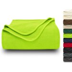 Tianyi - couverture douillette, 130x170 cm, polaire, microfibre, vert Tianyi - couverture douillette, 130x170 cm, polaire, microfibre, vert