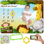 Tianyi - ® couverture mois pour bb femelle et mle avec cadres, tapis mois pour nouveau - n, antimicrobien ...