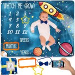 Tianyi - couverture mois pour nouveau - n mle avec cadres et n?ud papillon en hommage, tapis mois pour ...