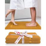 Tianyi - decohometextil - lot de 2 tapis de bain moutarde - 100 % coton - de qualité supérieure - doux ... Tianyi - decohometextil - lot de 2 tapis de bain moutarde - 100 % coton - de qualité supérieure - doux ...