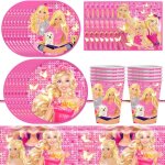 Tianyi - décorations d'anniversaire barbi, vaisselle de fête d'anniversaire, barbi princesse plate, serviette ... Tianyi - décorations d'anniversaire barbi, vaisselle de fête d'anniversaire, barbi princesse plate, serviette ...