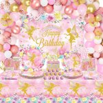 Tianyi - dcoration de fte d'anniversaire ferique ¿ cadeaux de fte feriques, assiettes, gobelets, ...