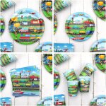 Tianyi - décorations de fête d'anniversaire de transport ¿ fournitures de fête de transport, assiettes, ... Tianyi - décorations de fête d'anniversaire de transport ¿ fournitures de fête de transport, assiettes, ...