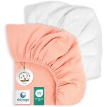 Tianyi - drap housse 70x140 lit bb - draps cotton mousseline ultra doux et respirants pour peau dlicate ...