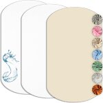 Tianyi - drap housse cododo 60x80cm (lot de 2) compatible iora + 1 alèse imperméable protège matelas ... Tianyi - drap housse cododo 60x80cm (lot de 2) compatible iora + 1 alèse imperméable protège matelas ...
