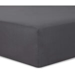 Tianyi - - drap housse jersey - 200 x 200 cm - coloris: anthracite - 100% coton jersey - elastique tout ... Tianyi - - drap housse jersey - 200 x 200 cm - coloris: anthracite - 100% coton jersey - elastique tout ...