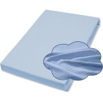 Tianyi - drap - housse pour lit d'enfant - 70 x 140 cm - 100 % coton - jersey - respirant et doux - avec ...