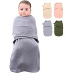 Tianyi - emmaillotage bb en coton gaze, baby sacs de couchage nouveau - n, 3 en 1 couvertures d'emmaillotag ...