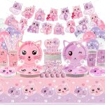 Tianyi - ensemble de fournitures de fête d'anniversaire pour chat comprenant une bannière « happy birthday ... Tianyi - ensemble de fournitures de fête d'anniversaire pour chat comprenant une bannière « happy birthday ...
