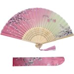 Tianyi - eventails pliants, eventails en bambou avec pampille pour cadeaux d'anniversaire, danse, cosplay, ... Tianyi - eventails pliants, eventails en bambou avec pampille pour cadeaux d'anniversaire, danse, cosplay, ...