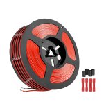Tianyi - fil electrique en silicone 16 awg - 1, 3 mm, 12m (6m noir 6m rouge) - cble souple en cuivre ...
