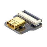 Tianyi - fpc connecteur plat femelle micro hdmi 20 broches pour cble ruban, raspberry pi, gopro, mini ...
