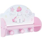 Tianyi - fun house 713046 licorne etagère porte manteau pour enfant h. 33 x l. 45 x p. 14 cm Tianyi - fun house 713046 licorne etagère porte manteau pour enfant h. 33 x l. 45 x p. 14 cm